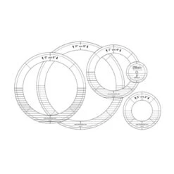 Handi Quilter Ringschablone Gold