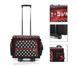 Prym Nähmaschinen-Trolley Polka Dots (44 X 22 X 36 Cm)