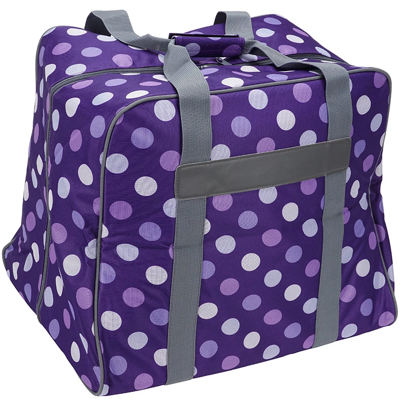 Semplix Overlocktasche-Coverlocktasche Polka Dots (lila/flieder) 2 Semplix Overlocktasche-Coverlocktasche Polka Dots (lila/flieder) – Bild 2