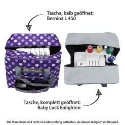 Semplix Overlocktasche-Coverlocktasche Polka Dots (lila/flieder) 14 Semplix Overlocktasche-Coverlocktasche Polka Dots (lila/flieder) -NähKunst Angebote Store 16686 6 shop1