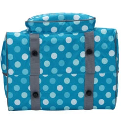 Semplix Overlocktasche-Coverlocktasche Polka Dots (petrol/türkis) -NähKunst Angebote Store 16687 5 shop1