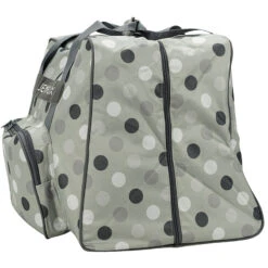 Semplix Overlocktasche-Coverlocktasche Polka Dots (stein/grau) -NähKunst Angebote Store 16688 4 shop1