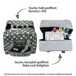 Semplix Overlocktasche-Coverlocktasche Polka Dots (anthrazit/grau) 14 Semplix Overlocktasche-Coverlocktasche Polka Dots (anthrazit/grau) -NähKunst Angebote Store 16689 6 shop1