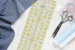 Semplix Patchwork-Quiltlineal (24" X 6"/ 3 Mm Dick/ Gelb)