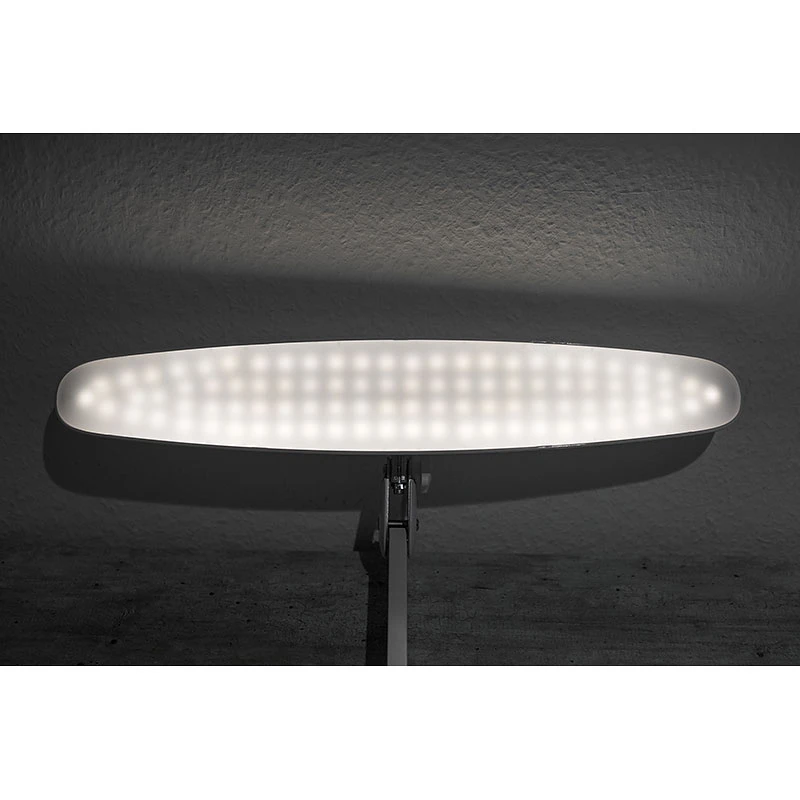 Semplix LED Arbeitslampe Stehlampe Weiß (182 LED/ Dimmbar/ Inkl. Standfuß M. Rollen/ Tischklemme) 2 Semplix LED Arbeitslampe Stehlampe Weiß (182 LED/ Dimmbar/ Inkl. Standfuß M. Rollen/ Tischklemme) – Bild 2