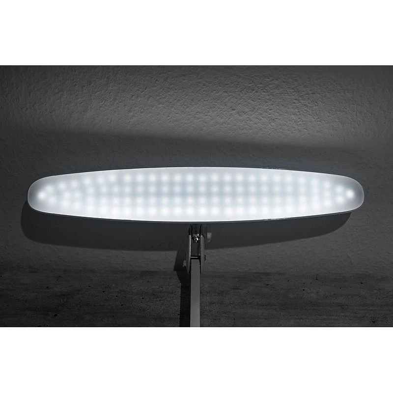 Semplix LED Arbeitslampe Stehlampe Weiß (182 LED/ Dimmbar/ Inkl. Standfuß M. Rollen/ Tischklemme) 3 Semplix LED Arbeitslampe Stehlampe Weiß (182 LED/ Dimmbar/ Inkl. Standfuß M. Rollen/ Tischklemme) – Bild 3