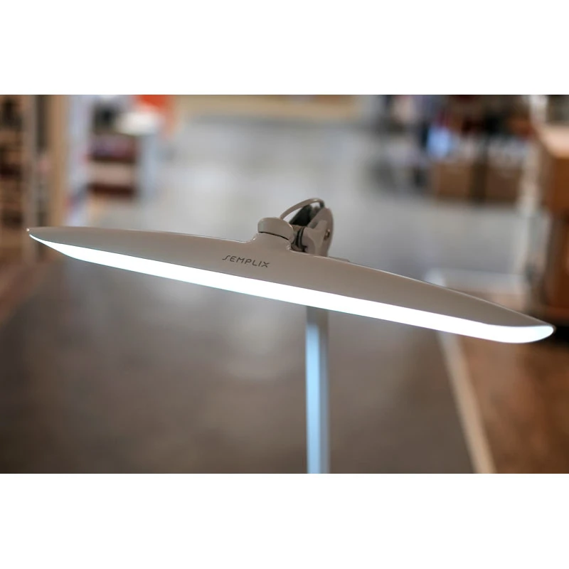Semplix LED Arbeitslampe Stehlampe Weiß (182 LED/ Dimmbar/ Inkl. Standfuß M. Rollen/ Tischklemme) 5 Semplix LED Arbeitslampe Stehlampe Weiß (182 LED/ Dimmbar/ Inkl. Standfuß M. Rollen/ Tischklemme) – Bild 5