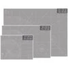Schneidematte Grau-grau A2 (63 X 47 Cm, Skalierung In Cm+inch)