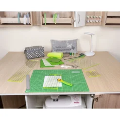 Semplix Schneidematte Hellgrün-grün (60 X 45 Cm/ 24 X 18 Inch) A2 -NähKunst Angebote Store 24x18 hellgruen gruen