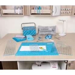 Semplix Schneidematte Türkis-petrol (60 X 45 Cm/ 24 X 18 Inch) A2 -NähKunst Angebote Store 24x18 tuerkis petrol