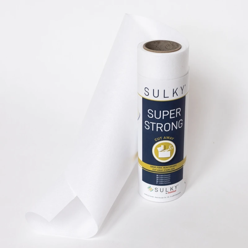 SULKY Super Strong (25 Cm X 5 M/ Weiß/ Stickvlies Zum Wegschneiden) 2 SULKY Super Strong (25 Cm X 5 M/ Weiß/ Stickvlies Zum Wegschneiden) – Bild 2
