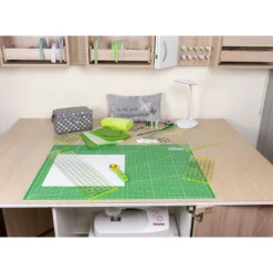 Semplix Schneidematte Hellgrün-grün (90 X 60 Cm/ 35 X 24 Inch) A1 -NähKunst Angebote Store 35x24 hellgruen gruen