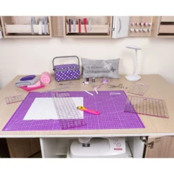 Semplix Schneidematte Pink-lila (90 X 60 Cm/ 35 X 24 Inch) A1 -NähKunst Angebote Store 35x24 pink lila