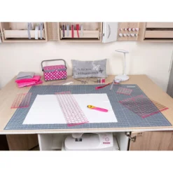 Semplix Schneidematte Hellgrau-grau (120 X 80 Cm/ 48 X 32 Inch) A0 -NähKunst Angebote Store 48x32 hellgrau grau1