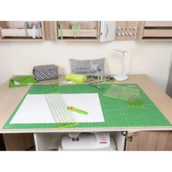 Semplix Schneidematte Hellgrün-grün (120 X 80 Cm/ 48 X 32 Inch) A0 -NähKunst Angebote Store 48x32 hellgruen gruen