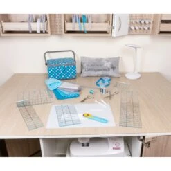 Semplix Schneidematten-Set A2 Türkis/ Gelb (Matte 60 X 45 Cm) -NähKunst Angebote Store 60x45 hellgrau grau2