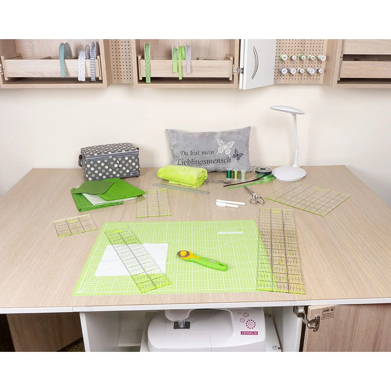 Semplix Schneidematten-Set A2 Grau/grün (Matte 60 X 45 Cm) 3 Semplix Schneidematten-Set A2 Grau/grün (Matte 60 X 45 Cm) – Bild 3