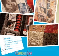 Cottonjet Zum Aufnähen (3 X DIN A4)