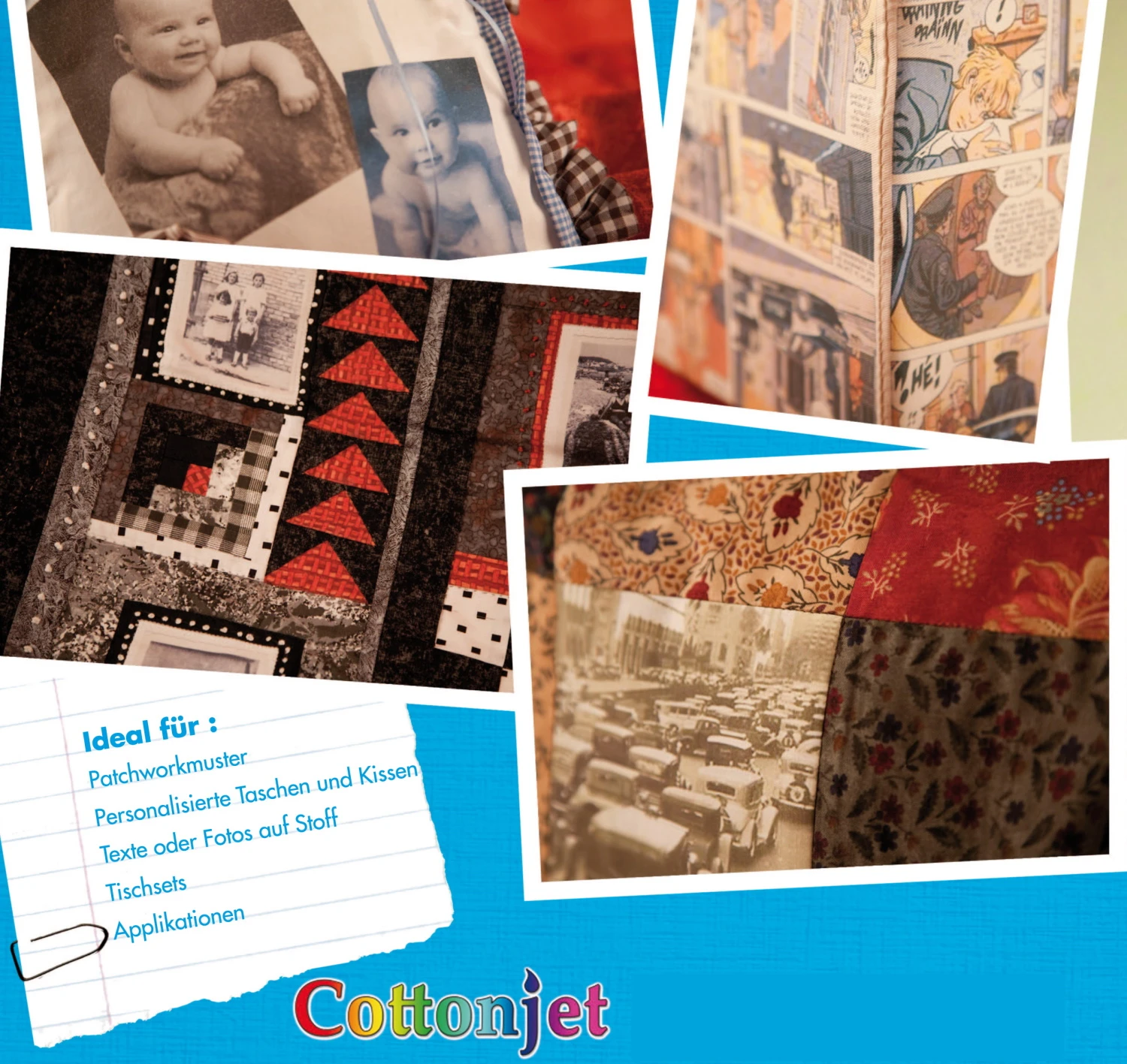 Cottonjet Zum Aufnähen (3 X DIN A4) 1 Cottonjet Zum Aufnähen (3 X DIN A4)