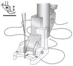Pfaff Offener Freihand Sensormatikfuß