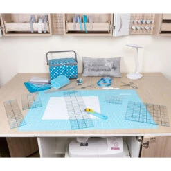 Semplix Schneidematten-Set A1 Türkis/gelb (Matte 90 X 60 Cm) -NähKunst Angebote Store 90x60 tuerkis petrol