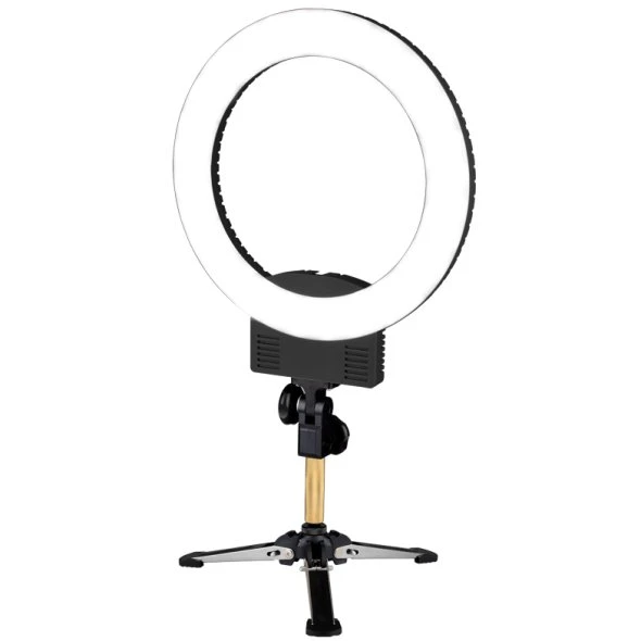 LED Video- Und Foto-Ringlampe Tischstativ Für Stylisten/ Blogger/ Influencer 1 LED Video- Und Foto-Ringlampe Tischstativ Für Stylisten/ Blogger/ Influencer