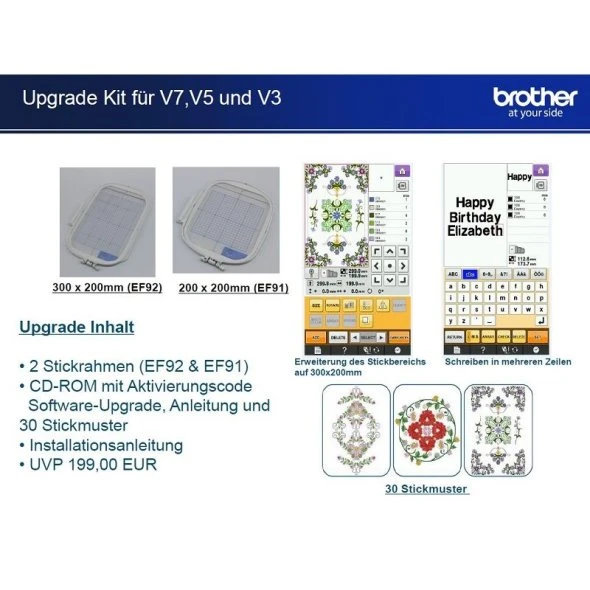 Brother Upgrade Kit Für V7,V5 Und V3 1 Brother Upgrade Kit Für V7,V5 Und V3