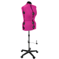 Schneiderpuppe/ Schneiderbüste DIANA "C" L Pink Mit Rollen (verstellbar) -NähKunst Angebote Store diana c 4 copy scaled5