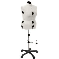 Schneiderpuppe/ Schneiderbüste DIANA "D" XL Beige Mit Rollen (verstellbar)