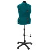 Schneiderpuppe/ Schneiderbüste DIANA "D" XL Jade Mit Rollen (verstellbar)