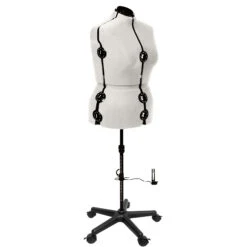 Schneiderpuppe/ Schneiderbüste DIANA "D" XL Beige Mit Rollen (verstellbar) -NähKunst Angebote Store diana d 4 copy scaled5