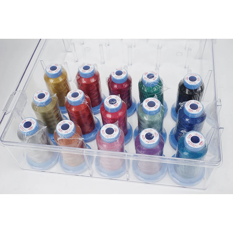 Gunold Poly Flash Stickgarnbox (mit 15 Miniking Konen/ 1000 M) 2 Gunold Poly Flash Stickgarnbox (mit 15 Miniking Konen/ 1000 M) – Bild 2