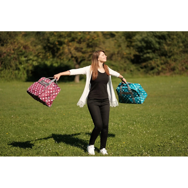 Semplix Nähmaschinentasche Polka Dots (beere/rosa) 9 Semplix Nähmaschinentasche Polka Dots (beere/rosa) – Bild 9