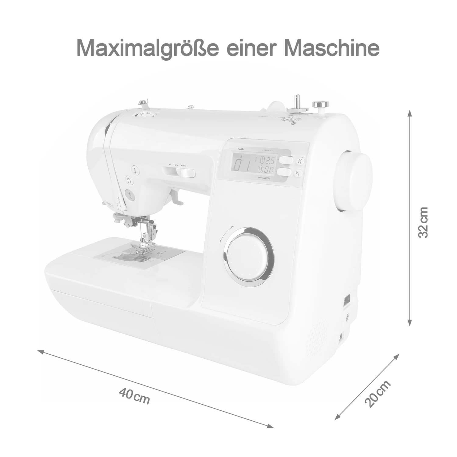 Semplix Nähmaschinentrolley Polka Dots Petrol/türkis 8 Semplix Nähmaschinentrolley Polka Dots Petrol/türkis – Bild 8