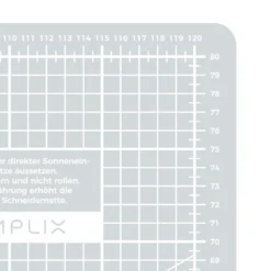Semplix Schneidematte Hellgrau-grau (120 X 80 Cm/ 48 X 32 Inch) A0 -NähKunst Angebote Store grau dunkelgrau 05 shop3