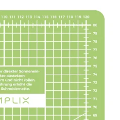 Semplix Schneidematte Hellgrün-grün (120 X 80 Cm/ 48 X 32 Inch) A0 -NähKunst Angebote Store gruen dunkelgruen 05 shop4