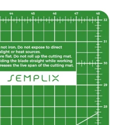 Semplix Schneidematte Hellgrün-grün (120 X 80 Cm/ 48 X 32 Inch) A0 -NähKunst Angebote Store gruen dunkelgruen 06 shop4