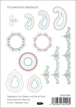 Nähwelt Flach Stickmuster USB "1001 Nacht" (12-Stickmuster)
