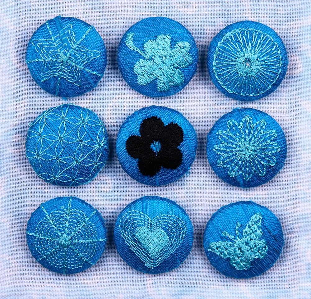 Nähwelt Flach Stickmuster CD Knöpfe & Knopflöcher 2 Nähwelt Flach Stickmuster CD Knöpfe & Knopflöcher – Bild 2