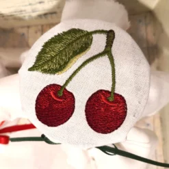 Windesign Stickmuster CD "Früchte Und Beeren" (8 Früchtemotive/ 1 Lacedeckchen) -NähKunst Angebote Store kirsche