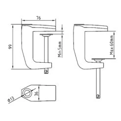 Semplix LED Arbeitslampe Tischlampe Weiß (117 LED/ Dimmbar/ Tischklemme) -NähKunst Angebote Store lam 026 004 clamp2 tischklemme