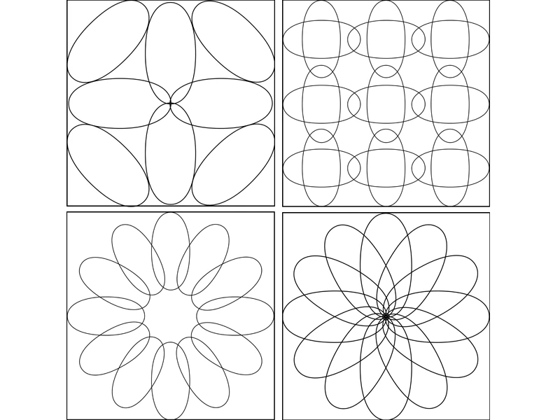 Quilt-Lineal "Ellipse Groß" (Plexiglas 5 Mm/Ellipse 4 X 2 Inch/ca. 10,1 X 5,1 Cm) 2 Quilt-Lineal "Ellipse Groß" (Plexiglas 5 Mm/Ellipse 4 X 2 Inch/ca. 10,1 X 5,1 Cm) – Bild 2