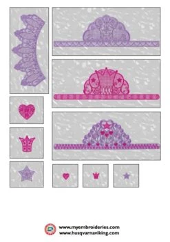 CD Nr. 295 Husqvarna Multiformat Tiaras And Crown - Mini Collection