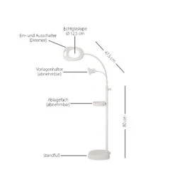 Purelite LED-Lupenleuchte 4 In 1 -NähKunst Angebote Store purelite4in1 1