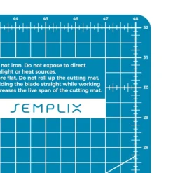 Semplix Schneidematte Türkis-petrol (120 X 80 Cm/ 48 X 32 Inch) A0 -NähKunst Angebote Store tuerkis petrol 06 shop4